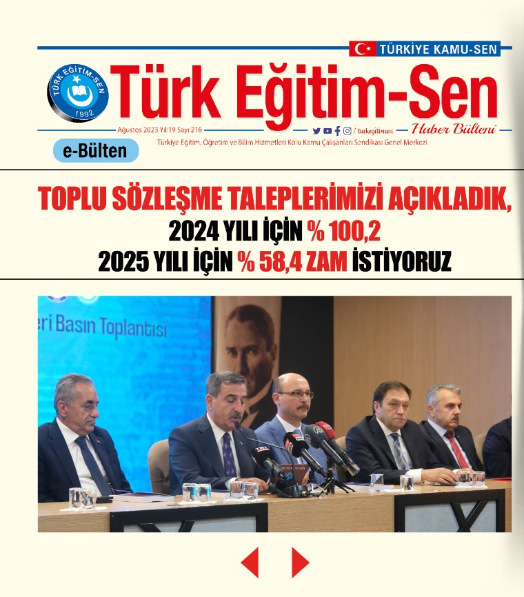 Sendika Bülteni 216. Sayı