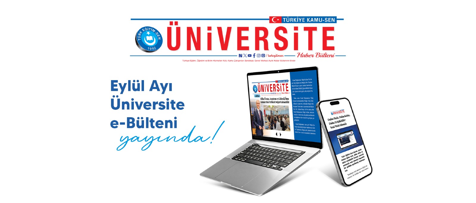 Eylül Ayı Üniversite E-Bülteni Yayında